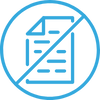 Simple & Paperless Process Icon