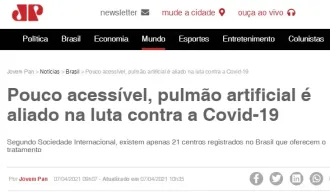 Manchete do artigo de notícias: 