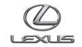 Lexus logo in silver and black