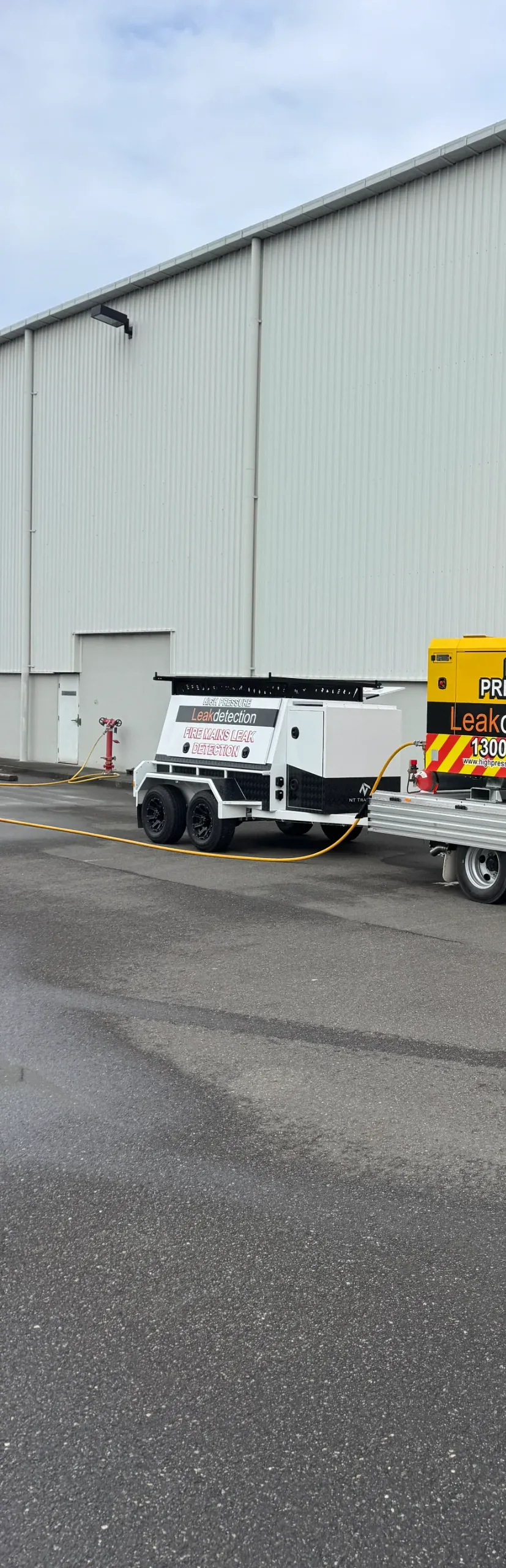 Water Gushing From a Broken Gray Pipe — Commercial Leak Detection in Northern Rivers, NSW