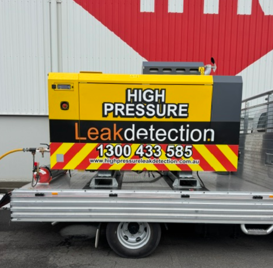 Close-Up Of High Pressure Leak Detection Unit On Truck Tray &mdash; Commercial Leak Detection in Mudgeeraba, QLD