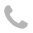 White phone handset icon on a light gray background in a small square