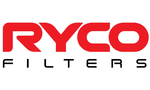 RYCO Filters logo in red and black text on a white background