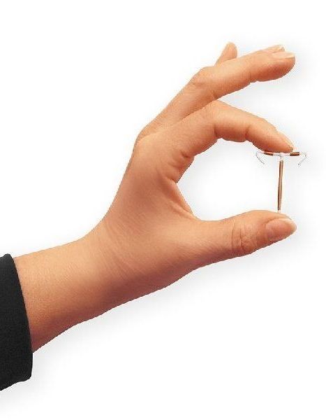 IUD on hand