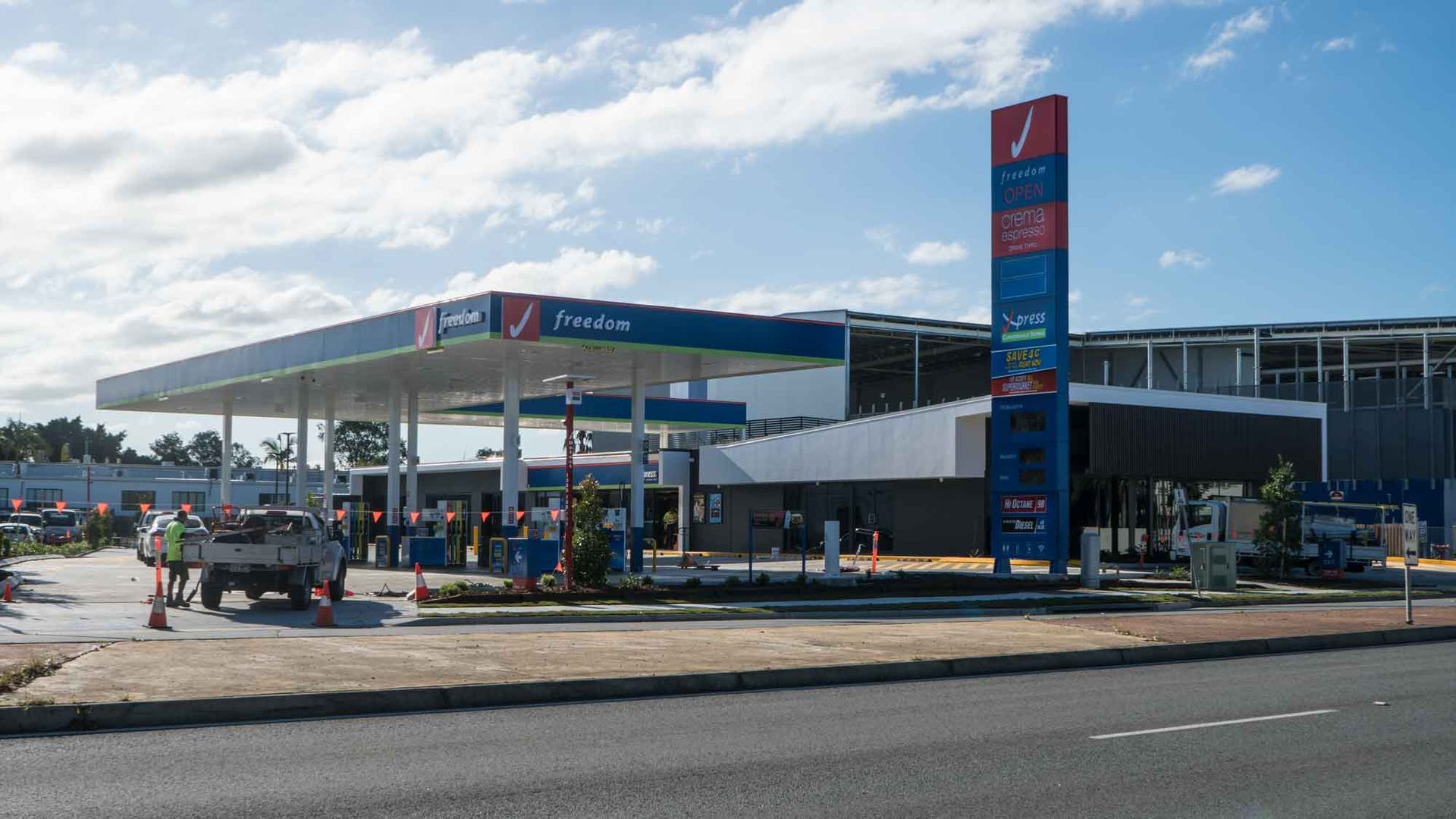 A Gas Station Is Located On The Side Of The Road โ Harrison Development Group In Surfers Paradise, QLD