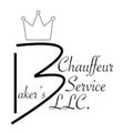 A logo for a chauffeur service llc with a crown on it.
