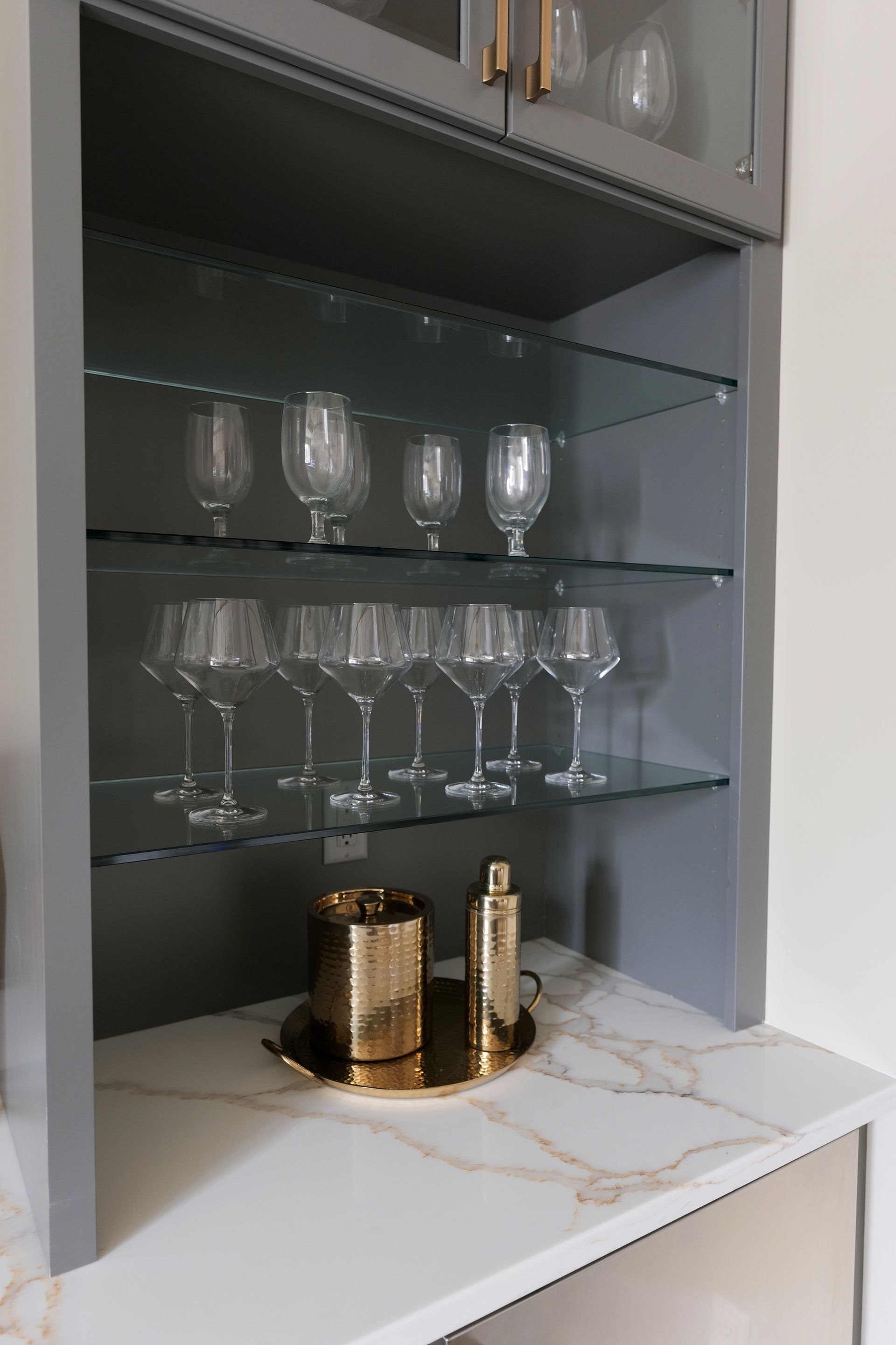 Glass Shelves by Wingspan Glass at the 2026 MBA Parade of Homes