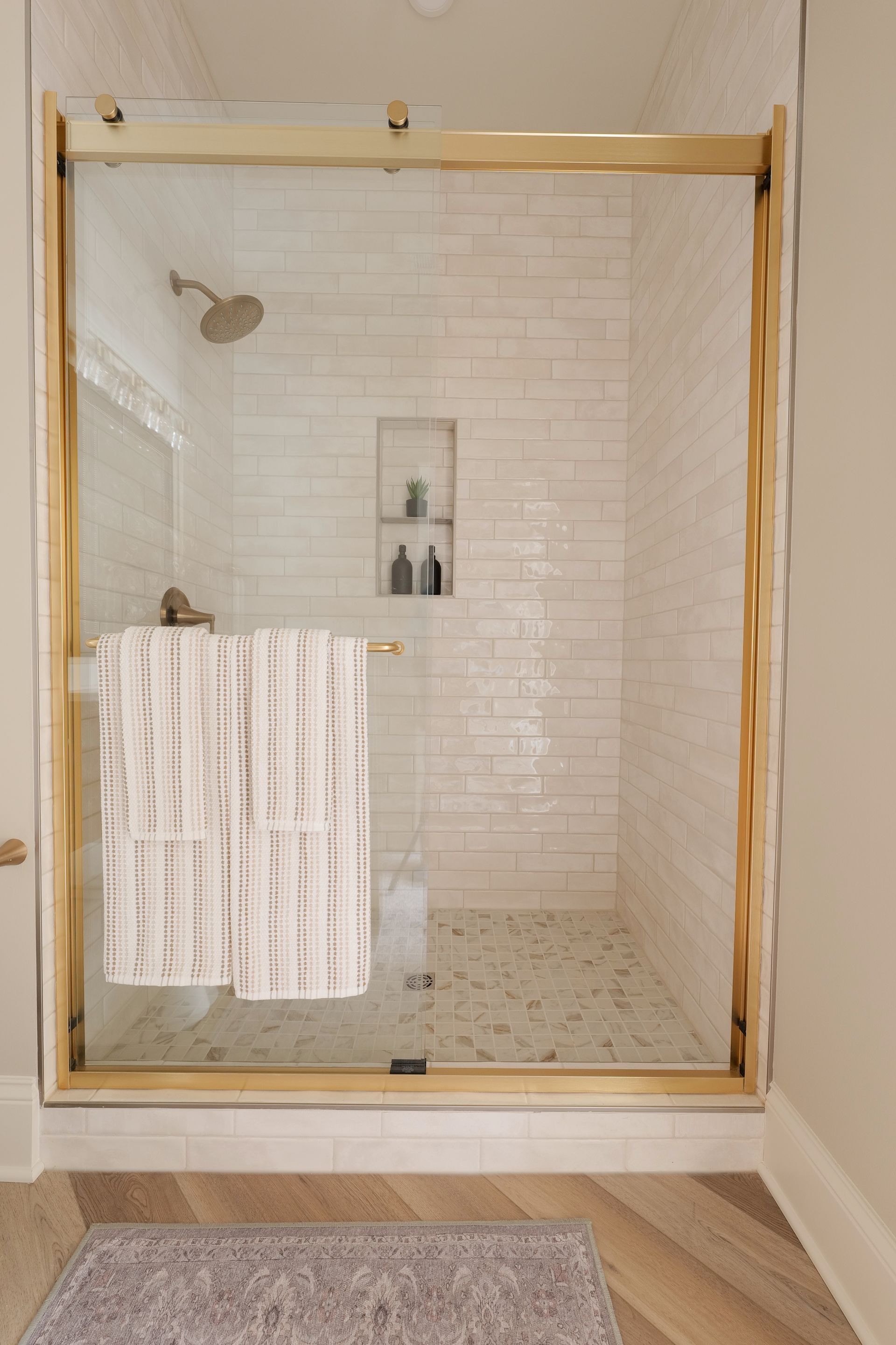 Sliding Glass Shower Door by Wingspan at the 2026 MBA Parade of Homes