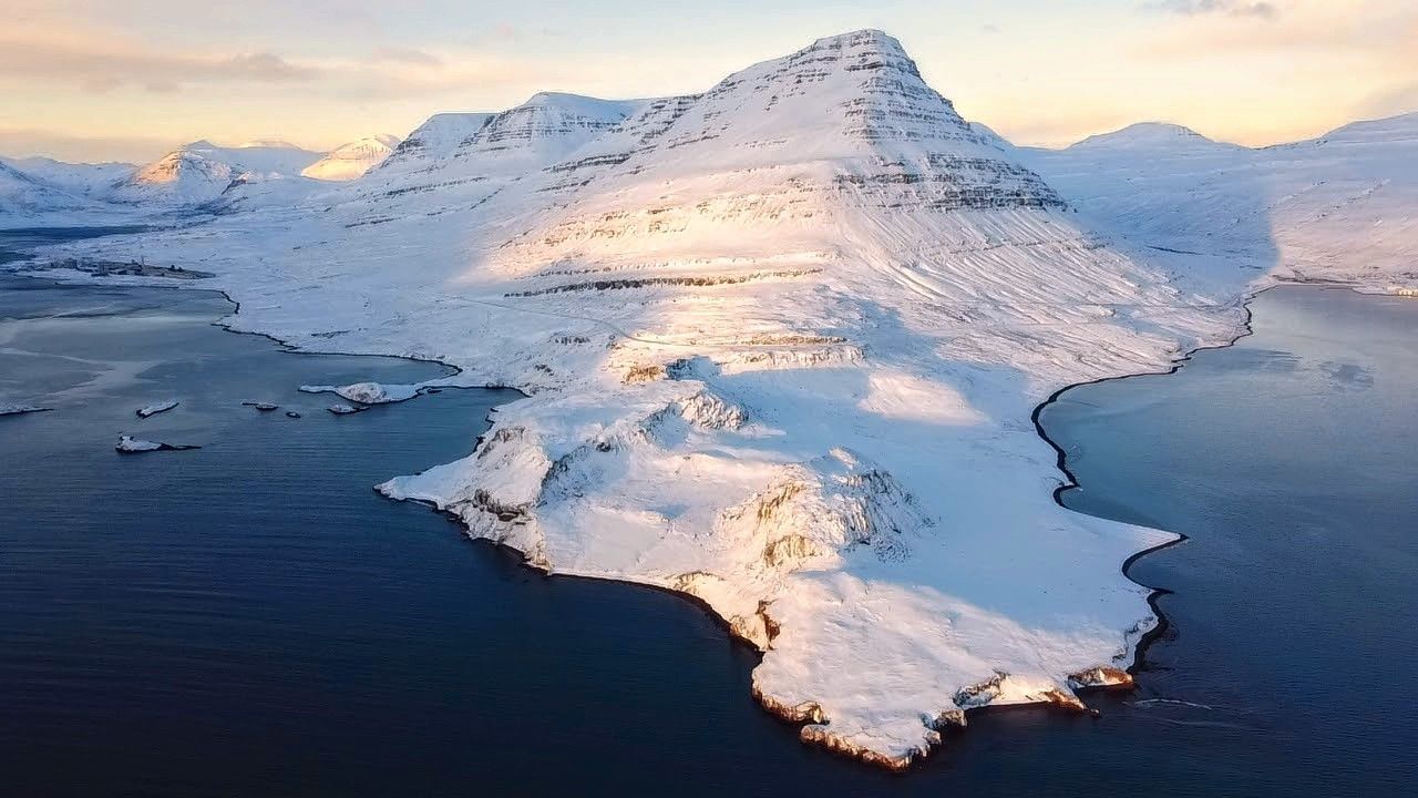 Hólmanes and Hólmatindur in Eastfjords.