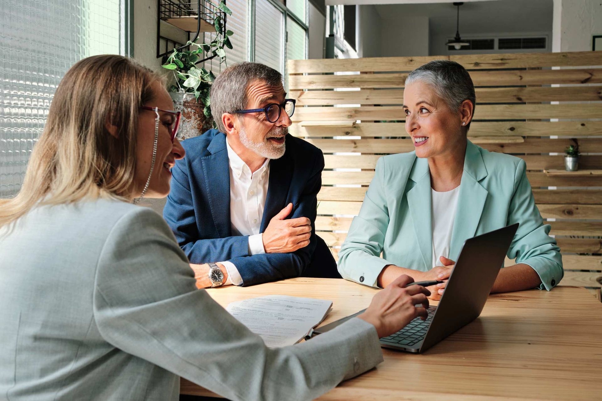 A Lawyer Meeting with Clients | Hervey Bay, Qld | Lewis & Mcnamara Solicitors