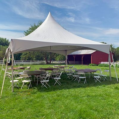 20 x 20 high peak tent