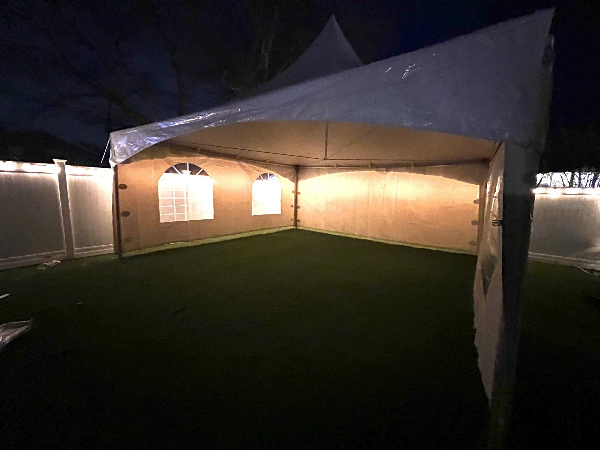 20 x 20 high peak tent