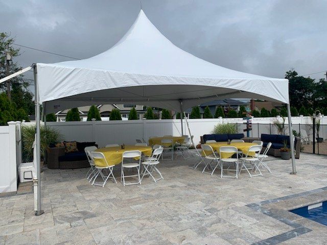 20 x 20 high peak tent