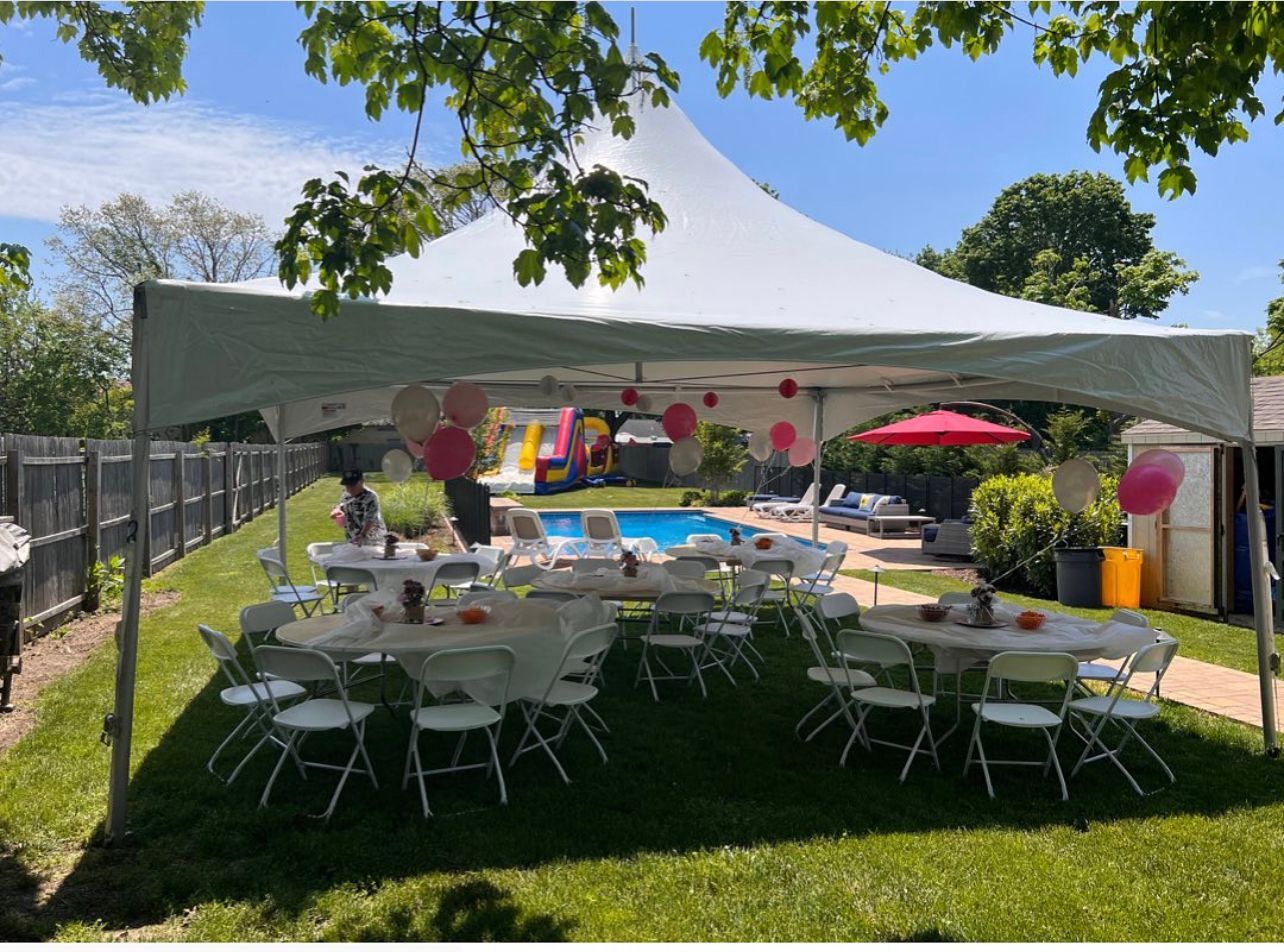 20 x 20 high peak tent