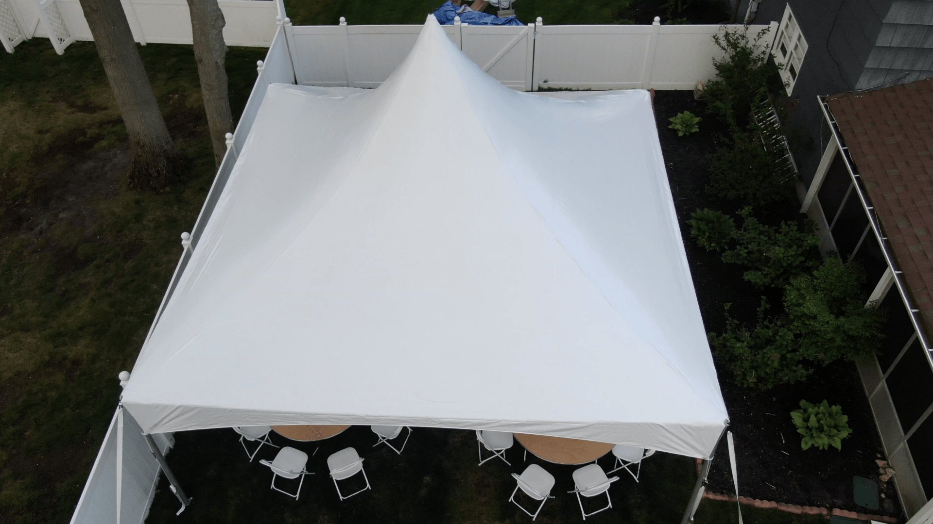 20 x 20 high peak tent