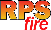 RPS Fire logo in red, orange, and yellow text on a white background