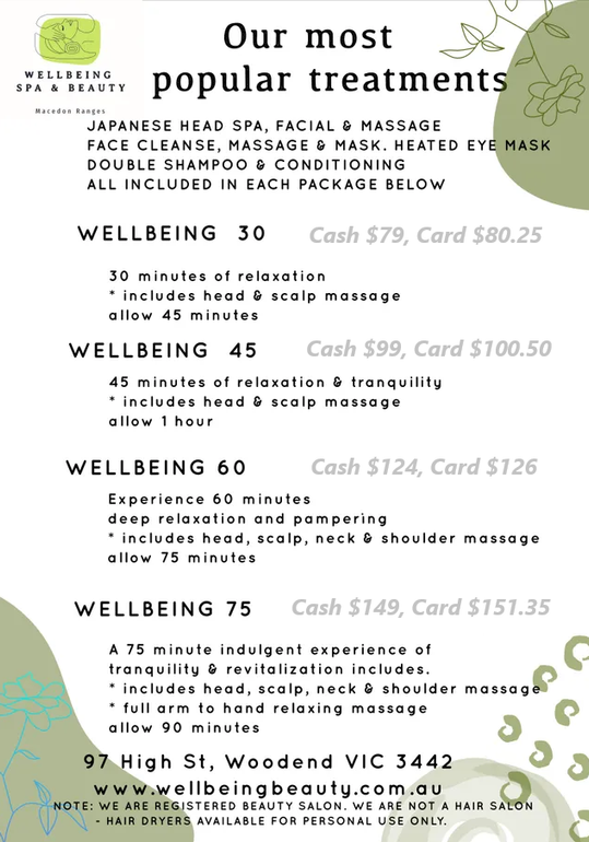price list