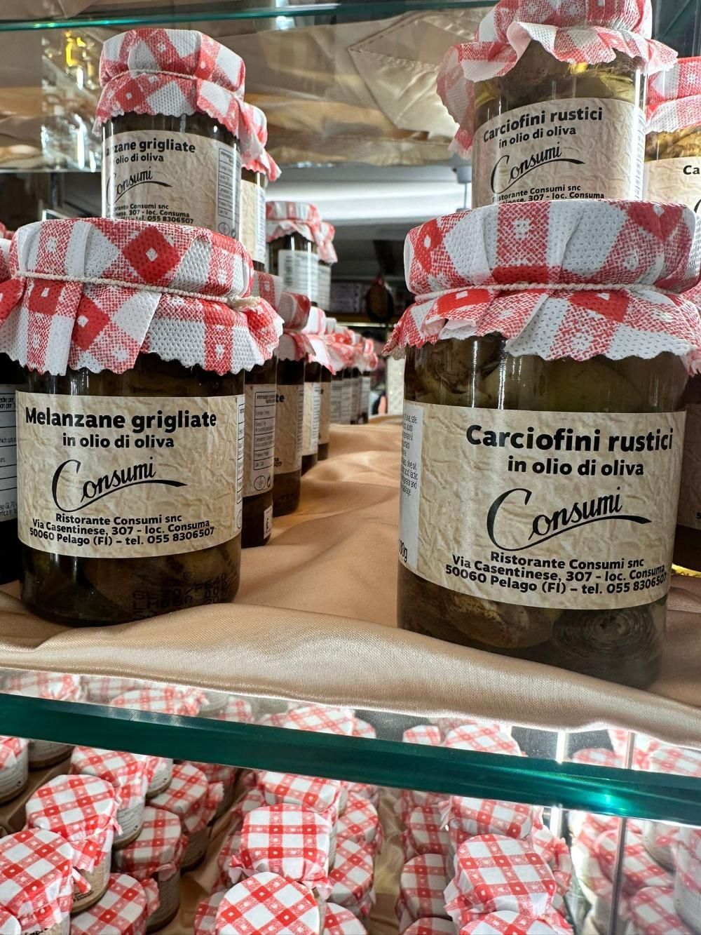 vaso di melanzane grigliate consumi