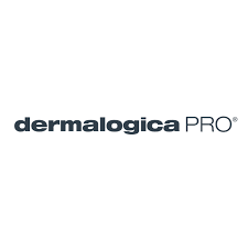Dermalogica PRO logo in dark gray lettering on white background.