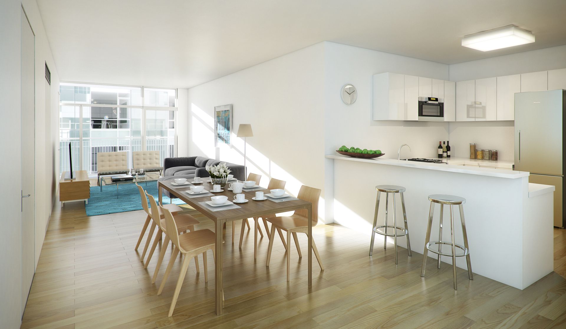 Teachers Village apartment rendering