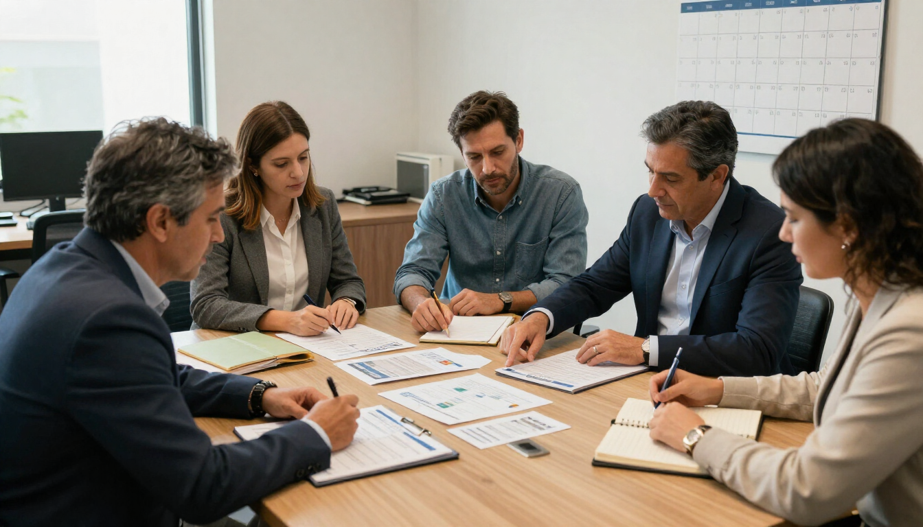 Reunión de planificación de consultoría electoral
