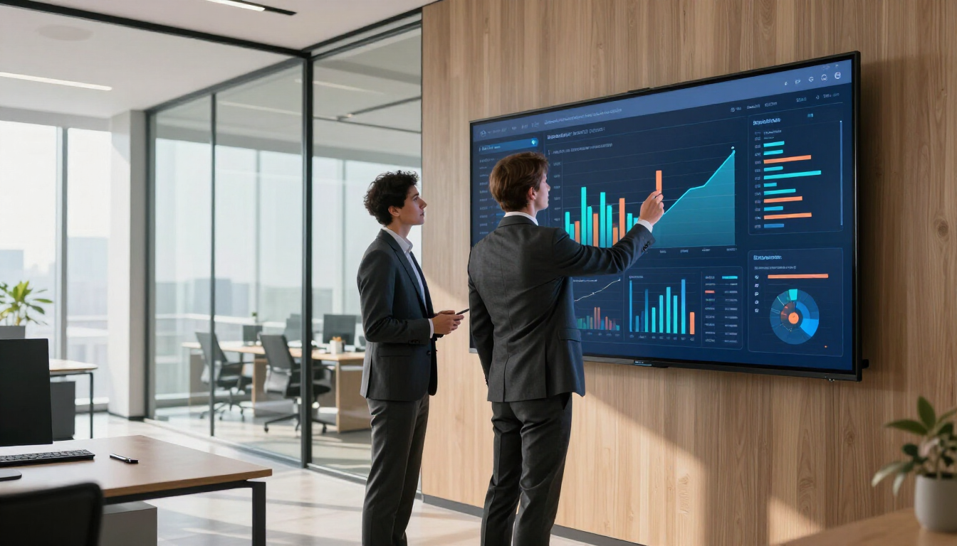 Digital marketing data visualization for AI search optimization