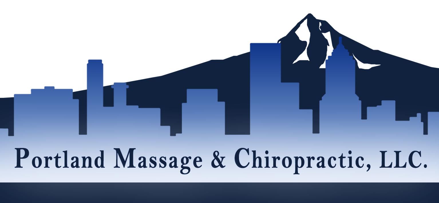 A logo for portland massage and chiropractic llc
