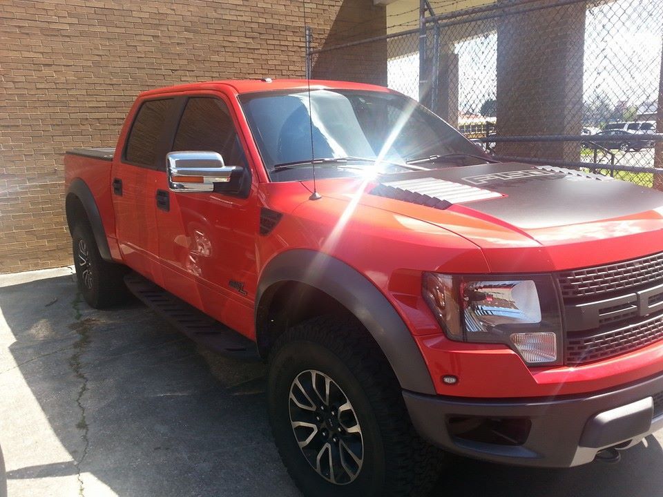 Red Truck - Automobile Window Tinting in Knoxville, TN