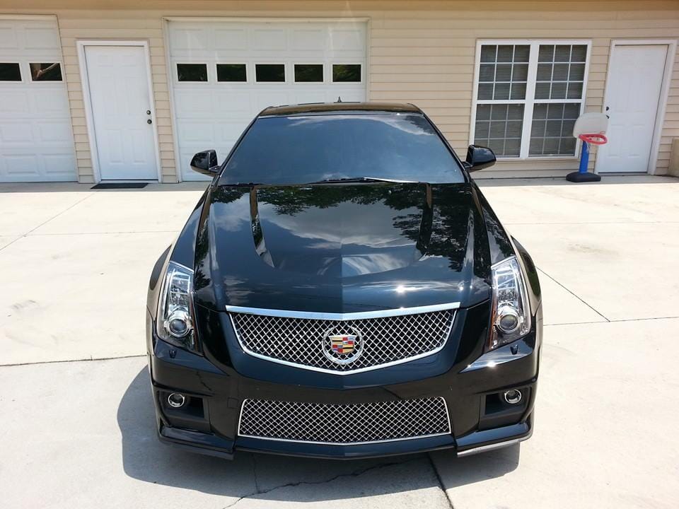 Front View of Black Car - Automobile Window Tinting in Knoxville, TN