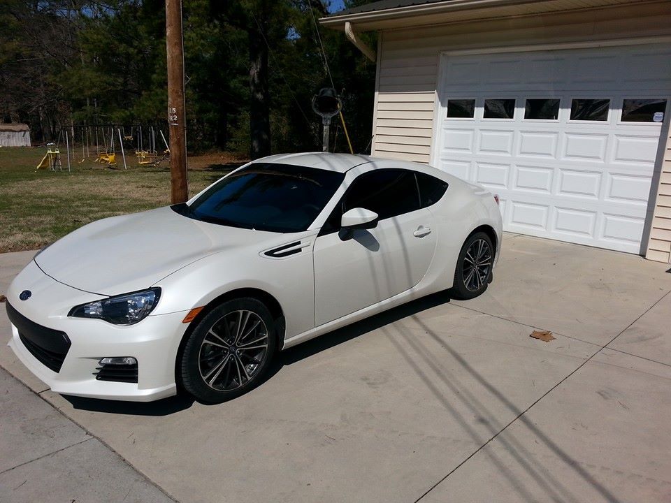 White Sports Car - Automobile Window Tinting in Knoxville, TN