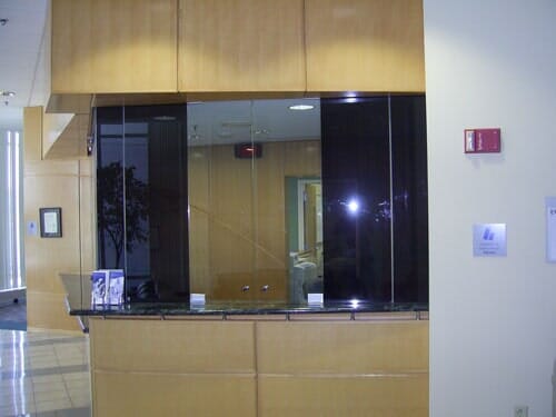 Front Desk Window - Commercial Window Tinting in Knoxville, TN