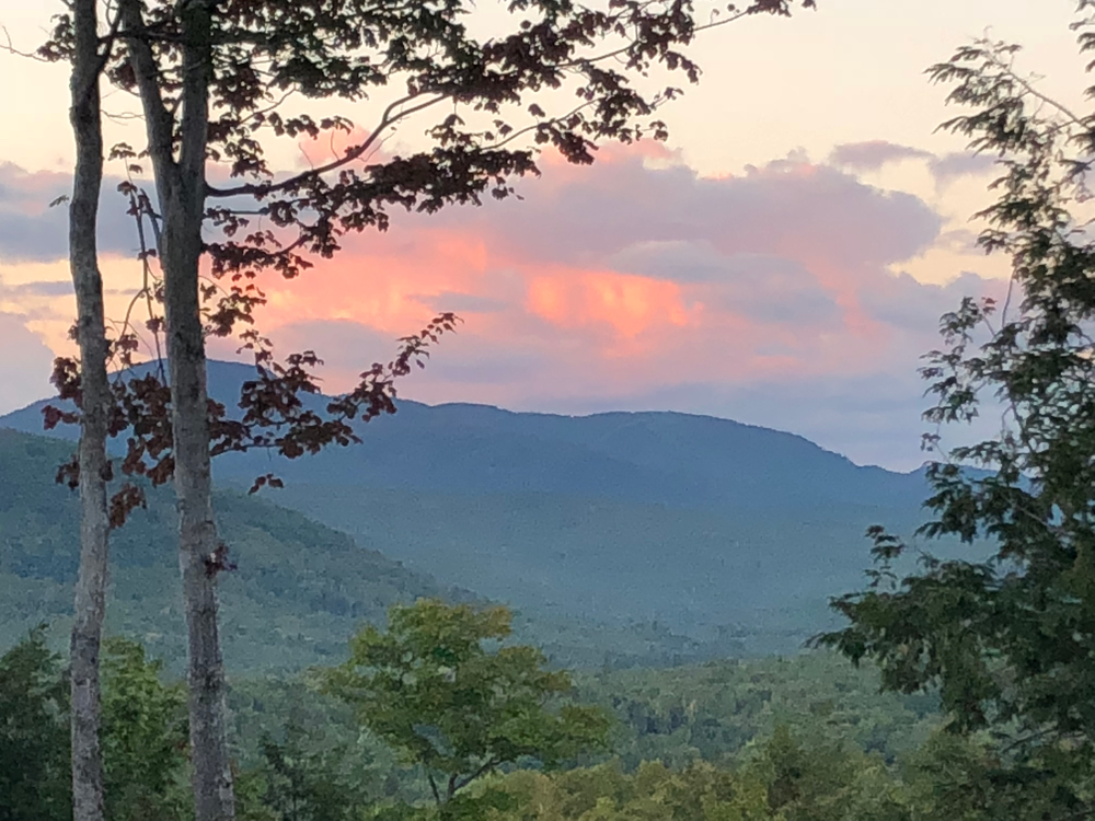 adirondacks at sunset