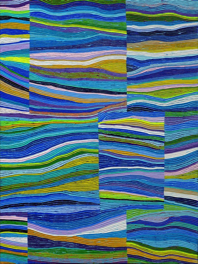 silence of slib 8 - schilderij van Jo & Josie, verfding.nl