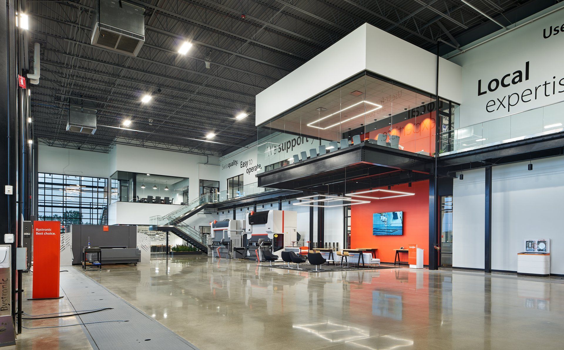 A large building with a sign that says local expertise