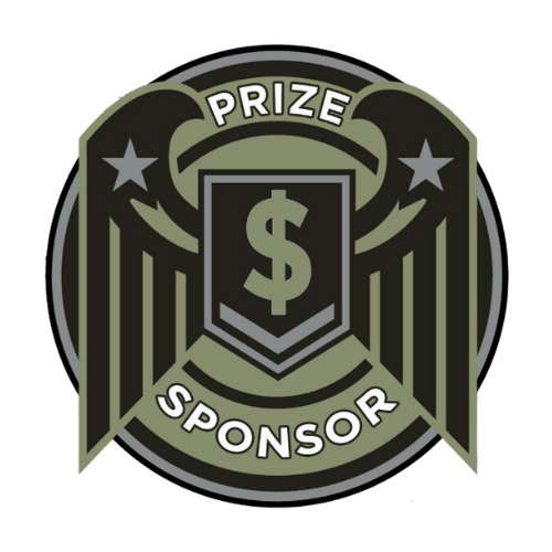 A logo for a feeding sponsor with a fork and spoon
