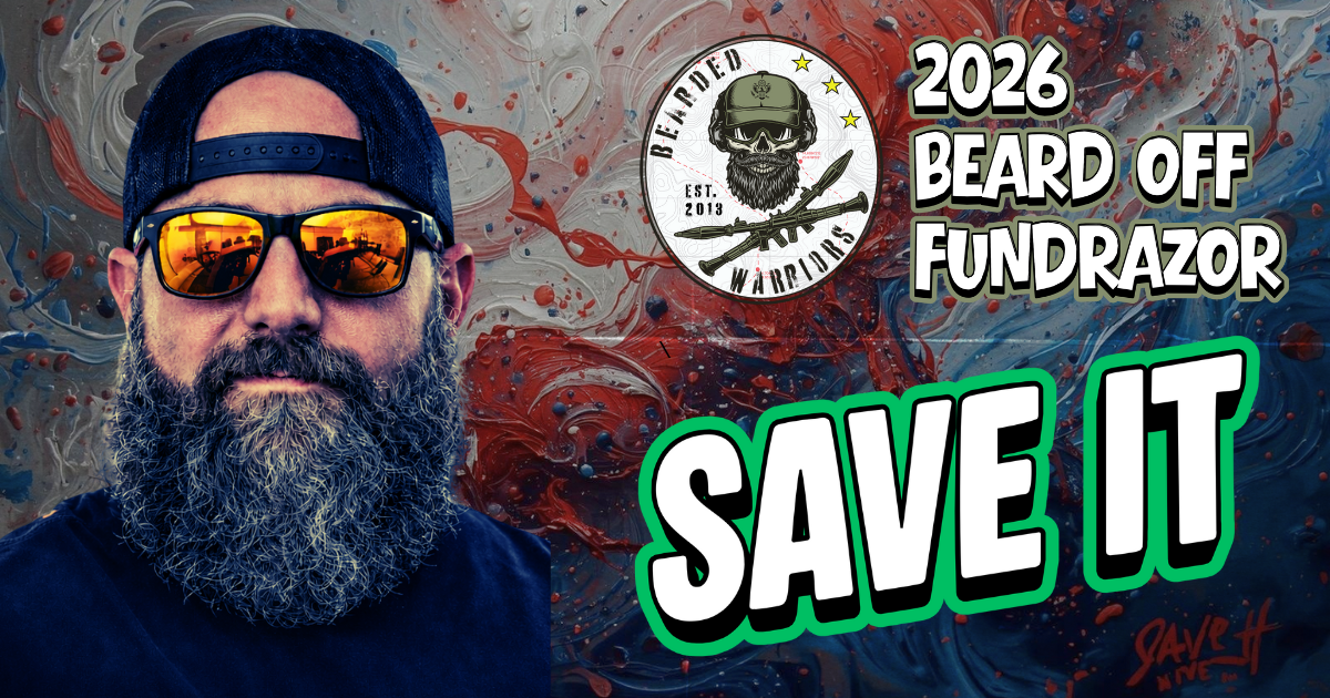 Man with sunglasses and beard, promoting a