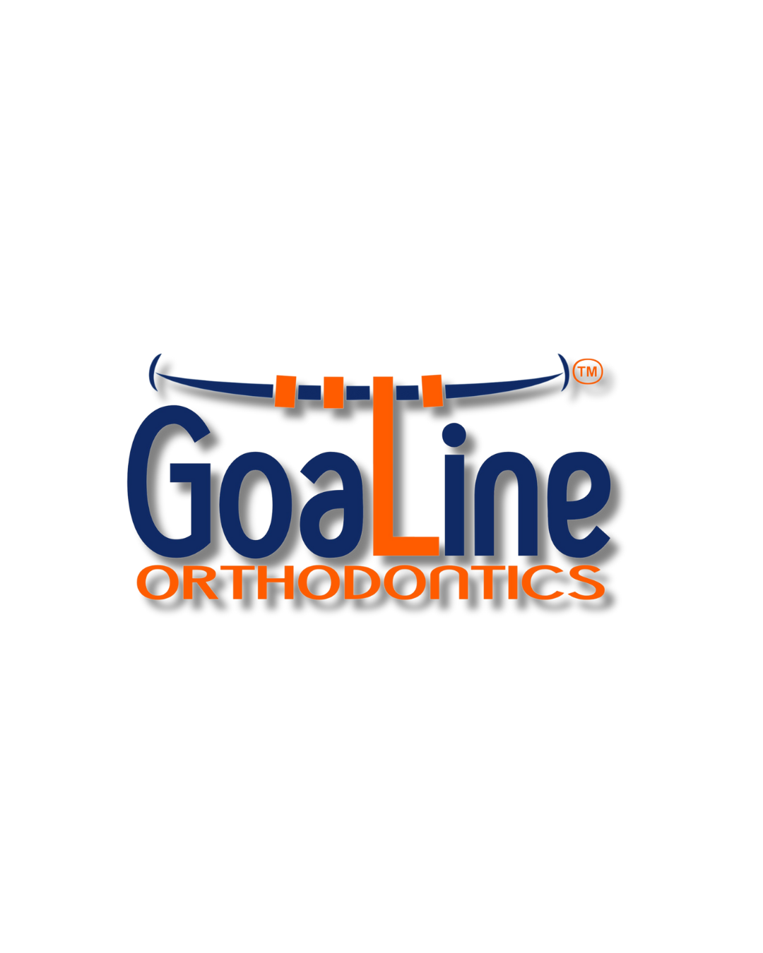 It is a logo for a company called goaline orthodontics.