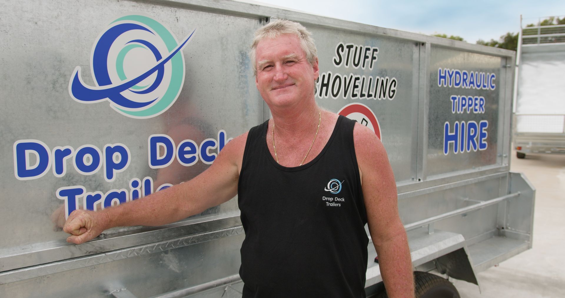 Brian at Drop Deck Trailers — Drop Deck Trailers In Urangan QLD