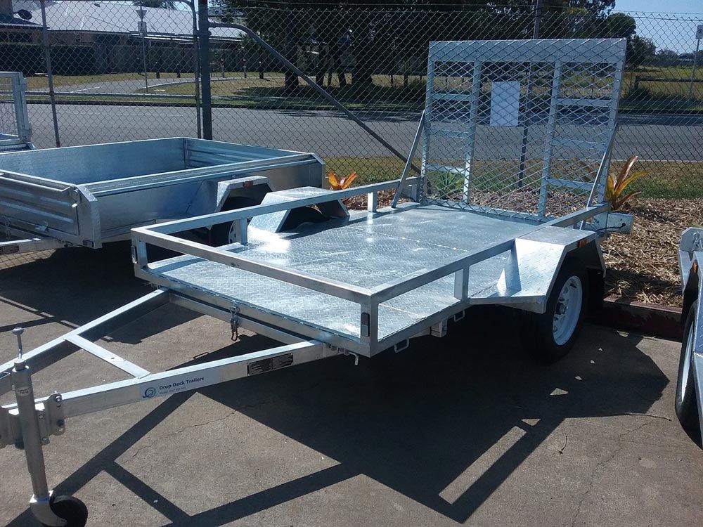 Heavy Duty Car Box Trailer — Drop Deck Trailers In Hervey Bay QLD