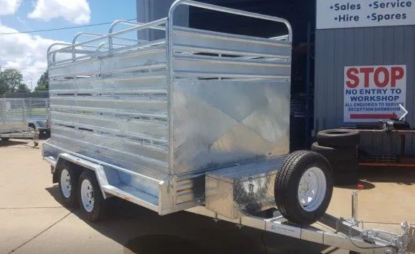 Livestock Crate Trailer — Drop Deck Trailers In Maryborough QLD