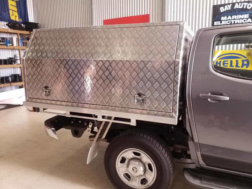 Pick Up Vehicle With UTE Tray Canopy — Drop Deck Trailers In Bundaberg QLD