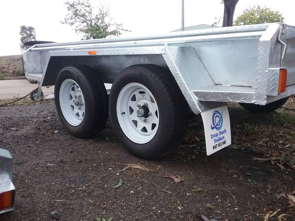 Tandem Offroad Galvanised Trailer — Drop Deck Trailers In Maryborough QLD