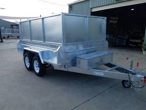 TrailerParked in Front on The Building — Drop Deck Trailers In Urangan QLD