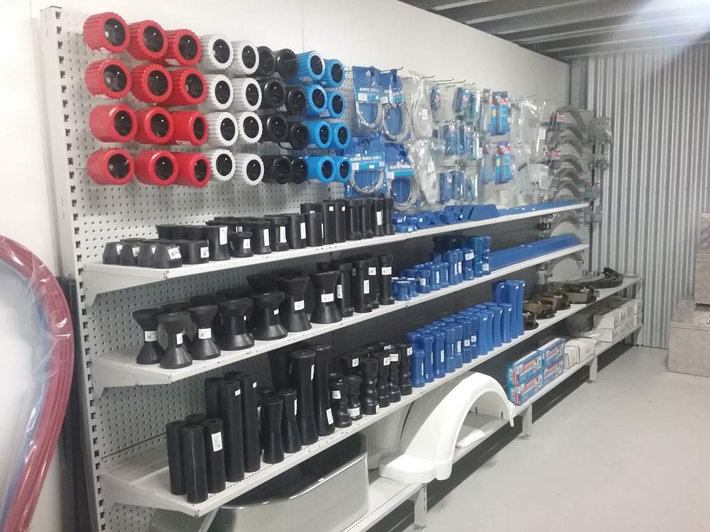 Trailer Parts Display On The Shop — Drop Deck Trailers In Maryborough QLD