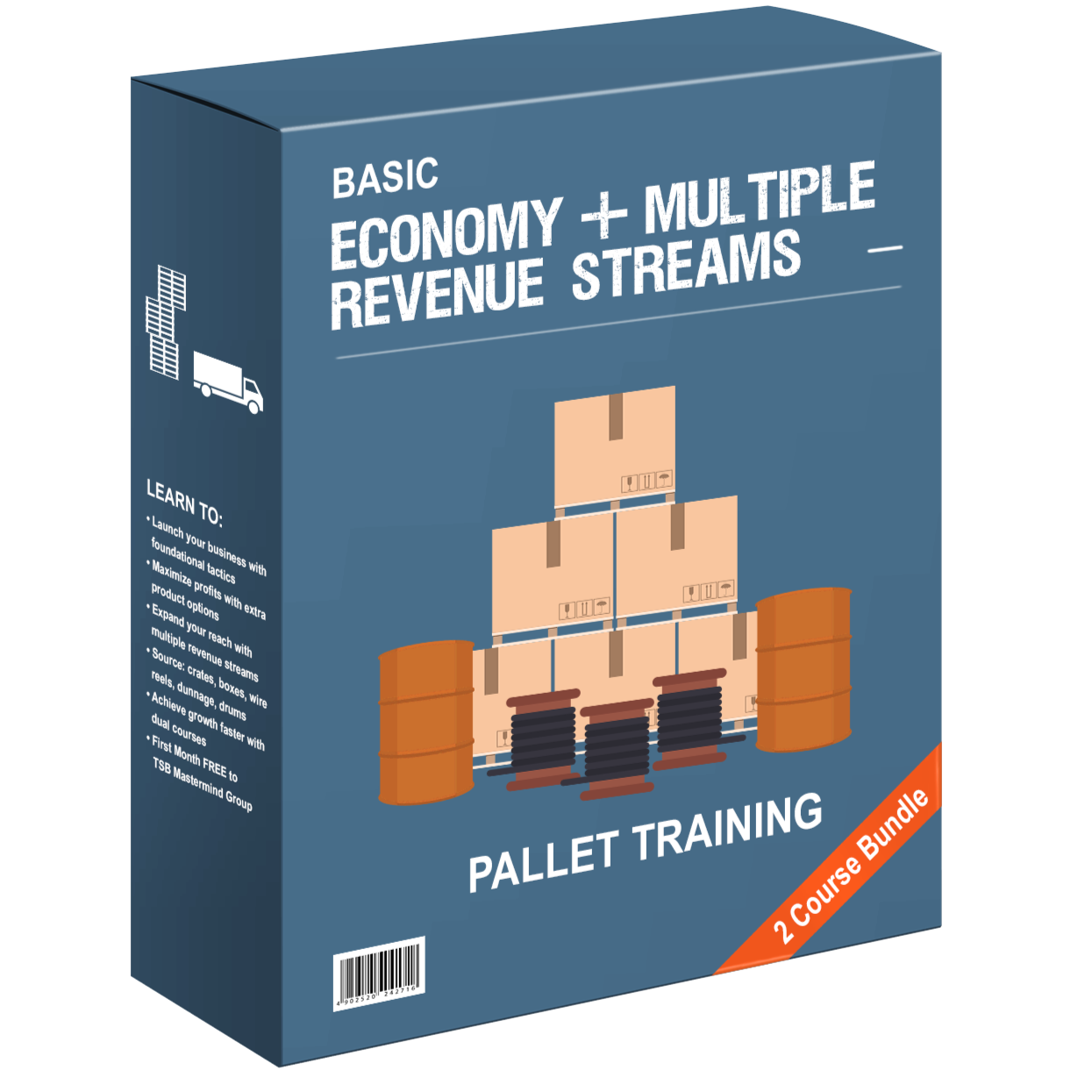 A box for basic economy + multiple revenue streams pallet training