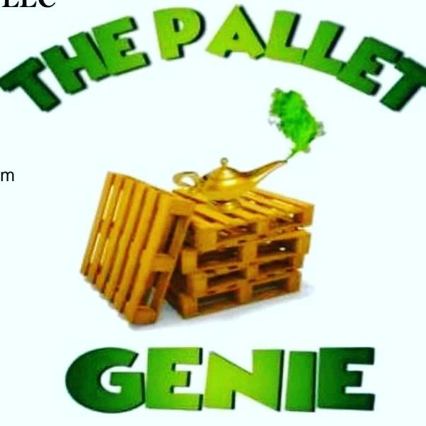 genie emerging symbolizing 'The Pallet Genie,' a proud student of The Simplest Biz Training