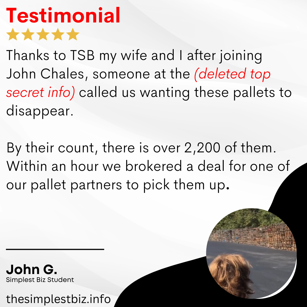 John G. Testimonial - Success with The Simplest Biz Training