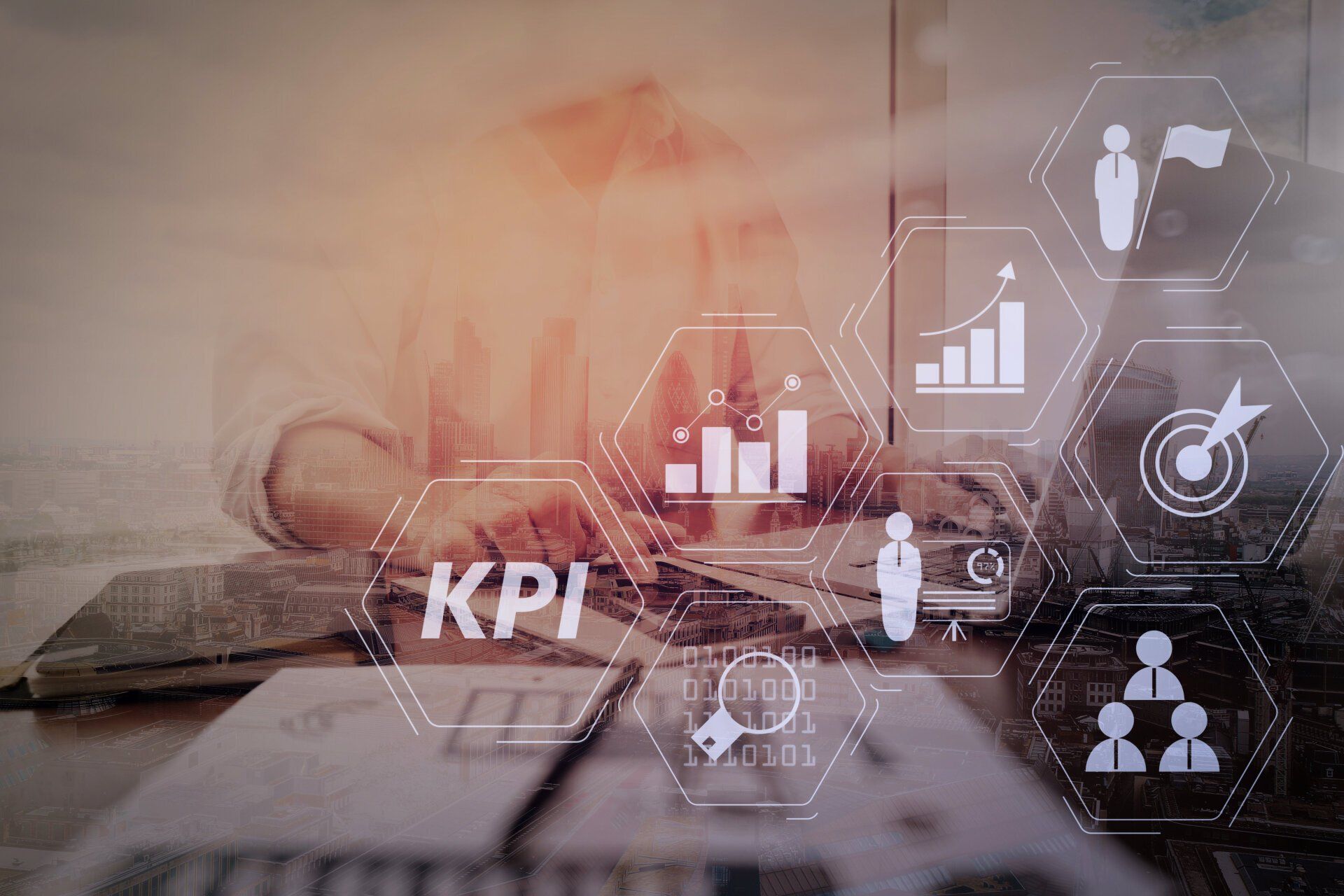 KPI Graphic that shows all efforts of marketing
