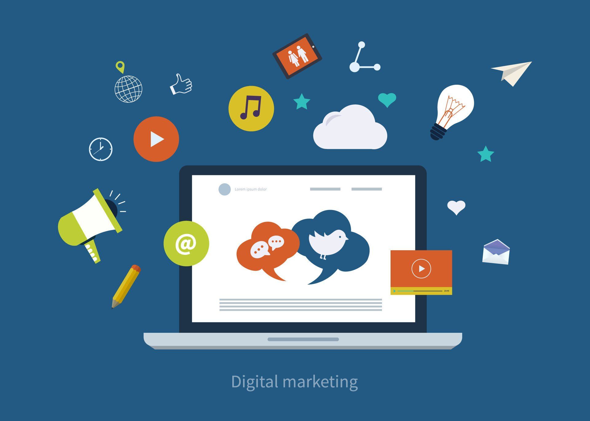 content graphic icons