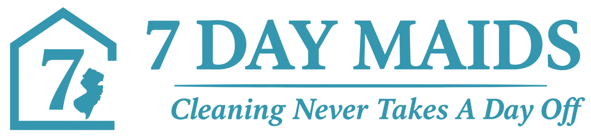 Icon with a maid figure and text "7 DAY MAIDS".